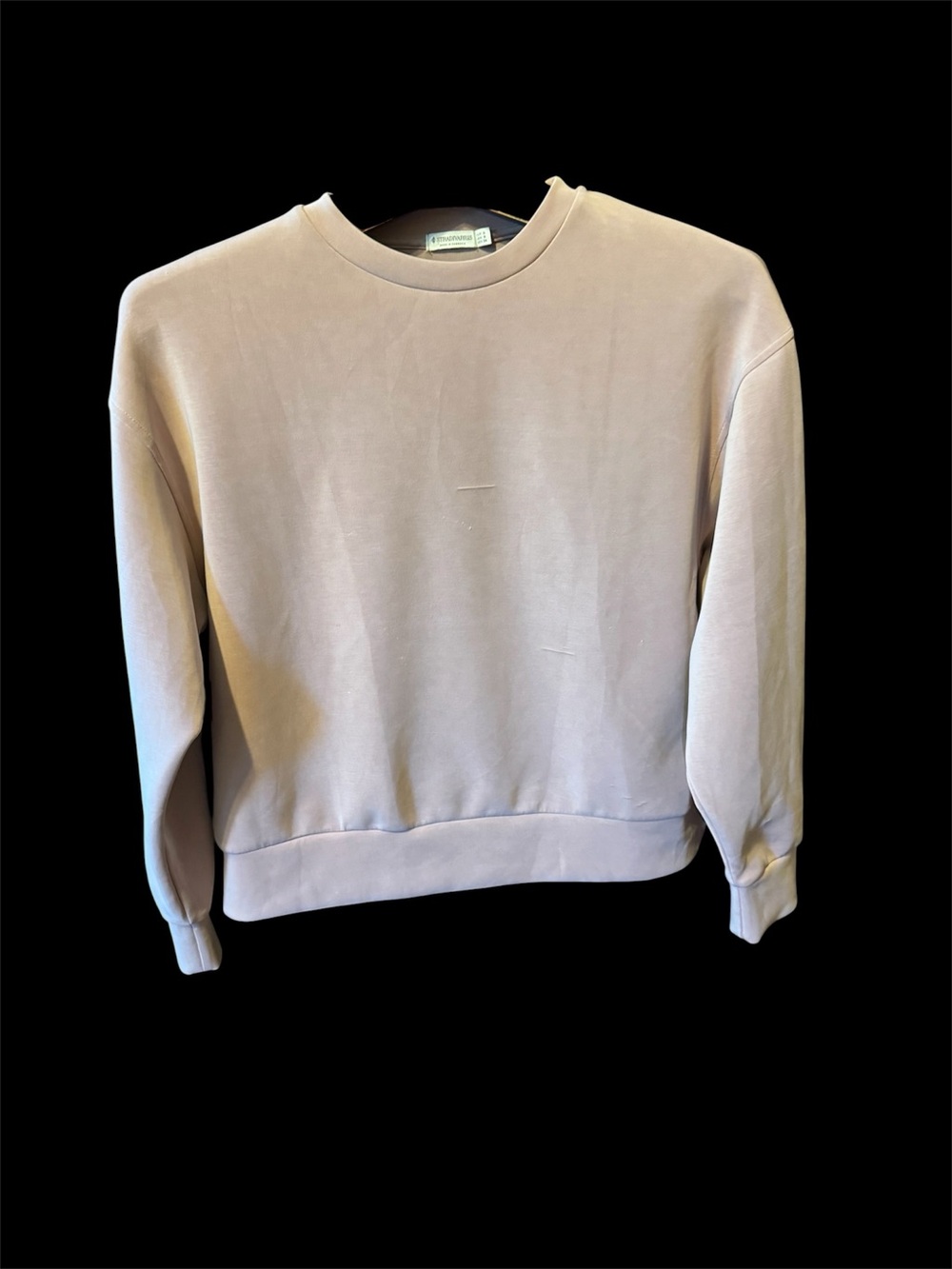 Stradivarius beige light  sweatshirt size 8 new never used